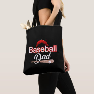 Bolsa Tote Pai de beisebol   Dia de os pais Trendy Mens Baseb