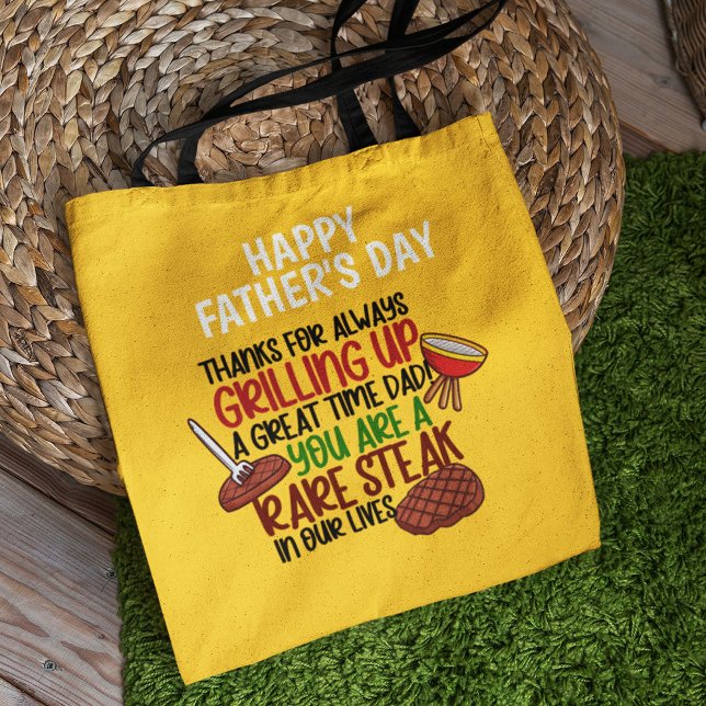 Bolsa Tote Pai de chef Engraçado Personalizado (Criador carregado)
