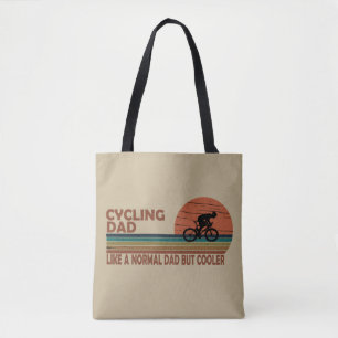 Bolsa Tote pai de ciclismo como um pai normal, mas mais frio