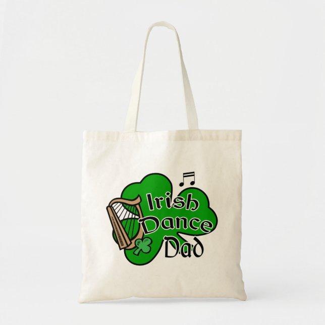 Bolsa Tote Pai de dança irlandês (Frente)