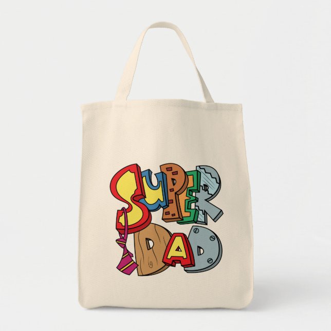 Bolsa Tote Pai super (Frente)