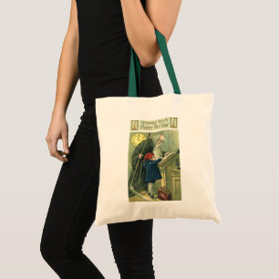 Bolsa Tote Pai Tempo Desejando um Feliz Ano Novo