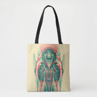Bolsa Tote Painel de Nouveau da arte do pescador da rainha de