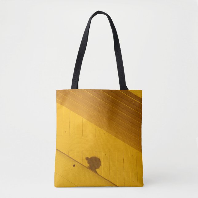 Bolsa Tote Painel de plástico branco (Frente)