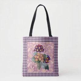 Bolsa Tote Painel Flor do Vintage Harlequin Garden