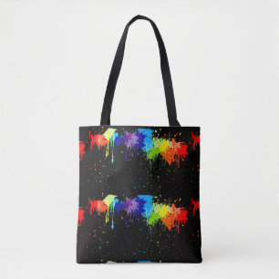 Bolsa Tote Paint Splatter