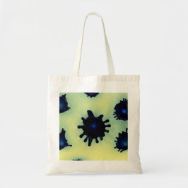 Bolsa Tote Paint Splatter em Azul