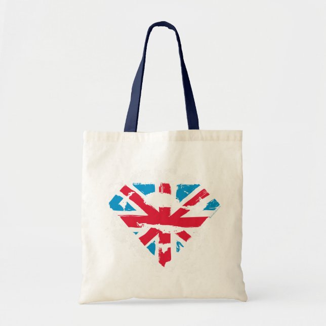 Bolsa Tote Paint Strokes British S-Shield (Frente)