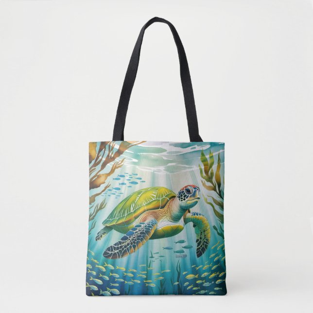 Bolsa Tote Painted Turtle (Frente)