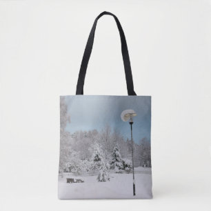 Bolsa Tote País das maravilhas do inverno