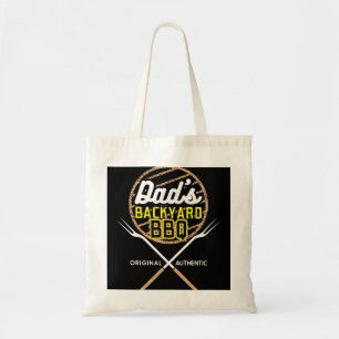 Bolsa Tote Pais De Moinhos CHURRASCO Funny Dia de os pais Gri
