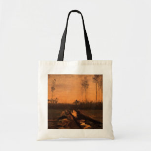 Bolsa Tote Paisagem ao Crepúsculo por Vincent van Gogh