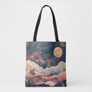 Bolsa Tote Paisagem Boho Abstrato (24)