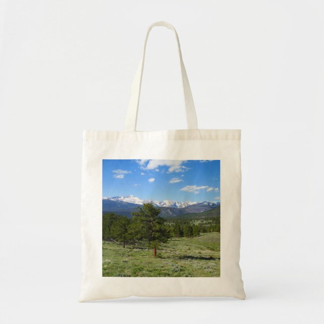 Bolsa Tote Paisagem Cênica da Montanha Rocky (Frente)
