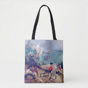 Bolsa Tote Paisagem com queda de Ícaro, Pieter Bruegel