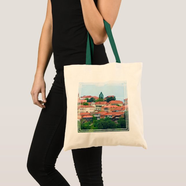 Bolsa Tote Paisagem da Cidade da Geórgia (Frente (produto))