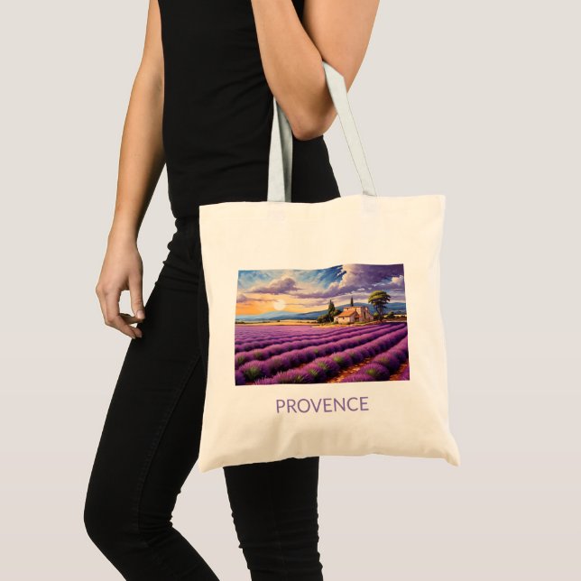 Bolsa Tote Paisagem de Proveniência Encantadora (Frente (produto))