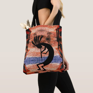 Bolsa Tote Paisagem do Deserto de Kokopelli