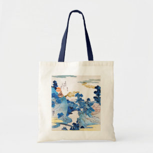 Bolsa Tote Paisagem do Sol Japonês, Kuniyoshi, Ukiyo-e