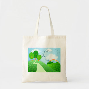 Bolsa Tote Paisagem fantasiosa, saco