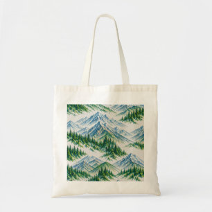 Bolsa Tote Paisagem Florestal da Montanha Nevada