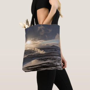 Bolsa Tote Paisagem Invernal Geotérmica