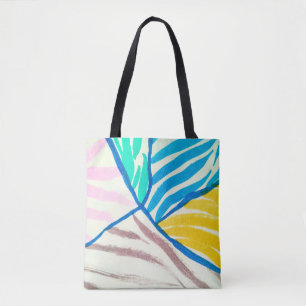 Bolsa Tote Paisagem perfeita com paisley e flo