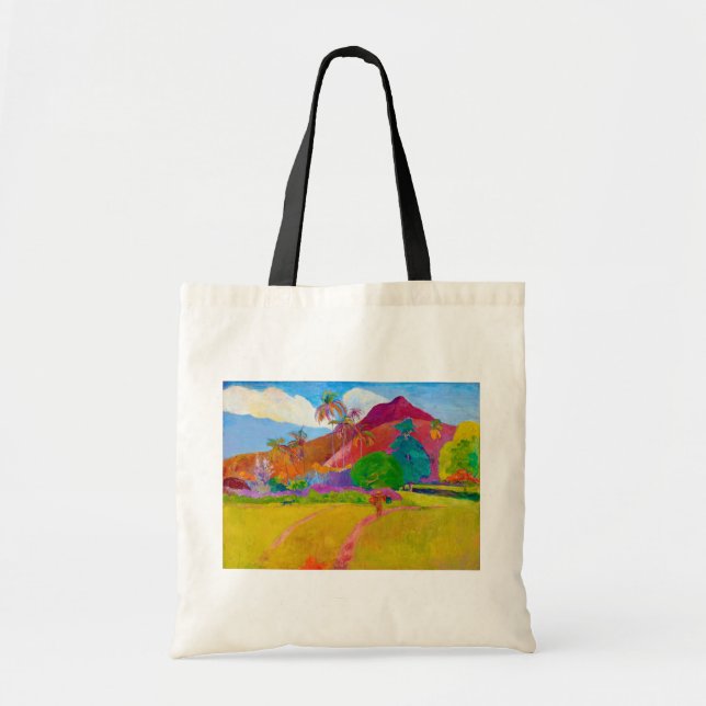 Bolsa Tote Paisagem Tahitiana, Gauguin (Frente)