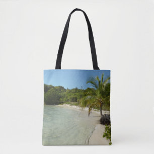 Bolsa Tote Paisagem tropical bonita de antiguan Beach