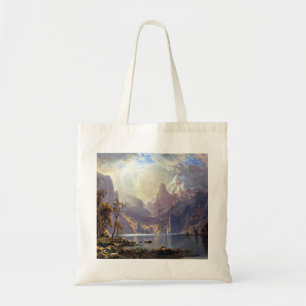 Bolsa Tote Paisagem Vintage, Lago Tahoe por Albert Bierstadt