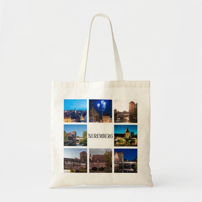 Bolsa Tote paisagens de Nuremberga (Frente)