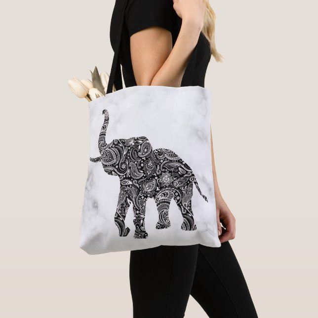 Bolsa Tote Paisley Elephant (Close Up)