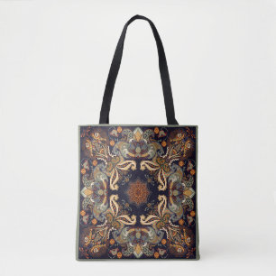 Bolsa Tote Paisley Floral: Batik Shawl Elegance.