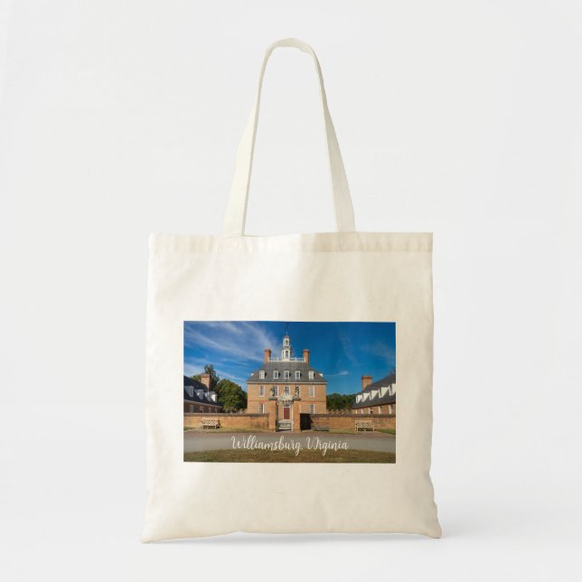 Bolsa Tote Palácio dos governadores em Williamsburg VA (Frente)