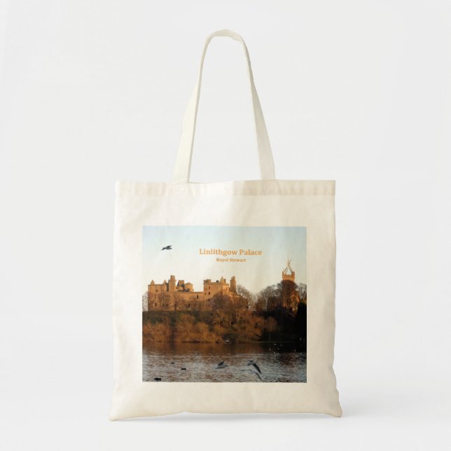 Bolsa Tote Palácio Escocês Linlithgow Stewart Stuart Clan (Frente)