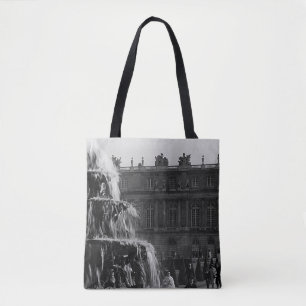 Bolsa Tote Palácio vintage França Versalhes Pirâmide fonte