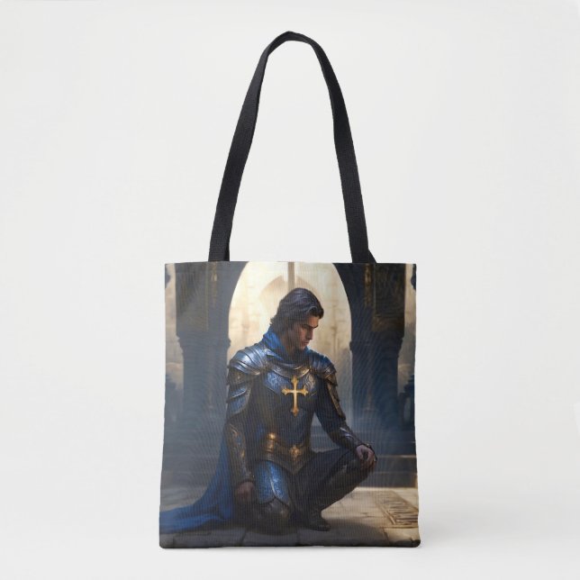 Bolsa Tote Paladina da Oração Suplicante (Frente)
