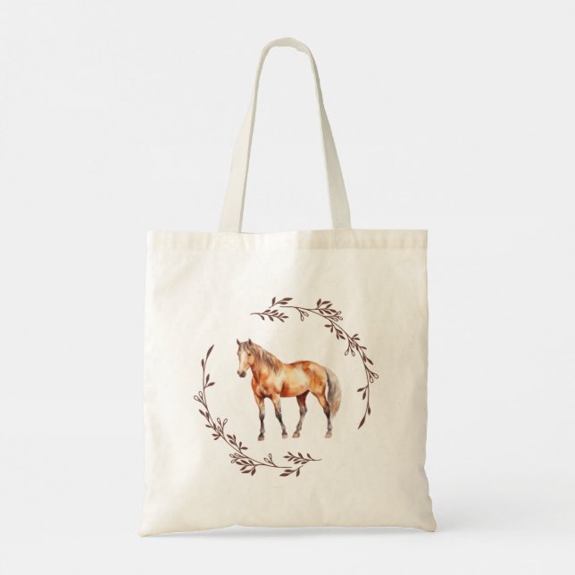 Bolsa Tote Palamino Horse Tote (Verso)