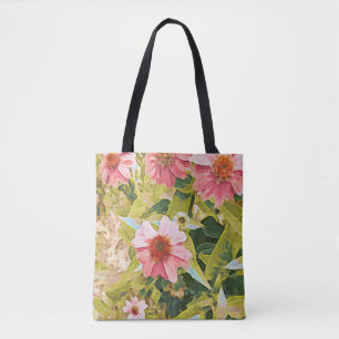 Bolsa Tote Palangreiros de Jardim Verdes Deixam Arte Original