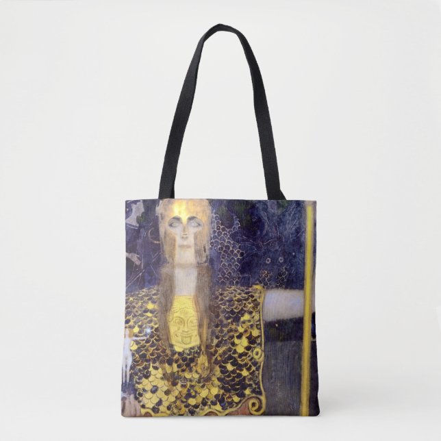 Bolsa Tote Palas Atena, Gustav Klimt (Frente)