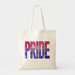 Bolsa Tote Palavra de Orgulho Bissexual