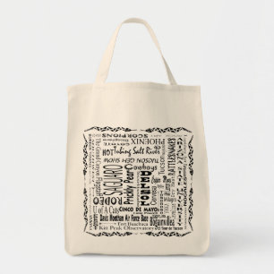 Bolsa Tote Palavras De Arizona