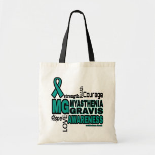 Bolsa Tote Palavras... Miastenia Gravis