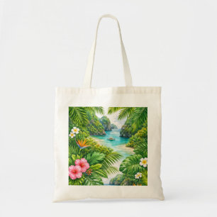Bolsa Tote Palawan Filipinas Lagoa Tropical