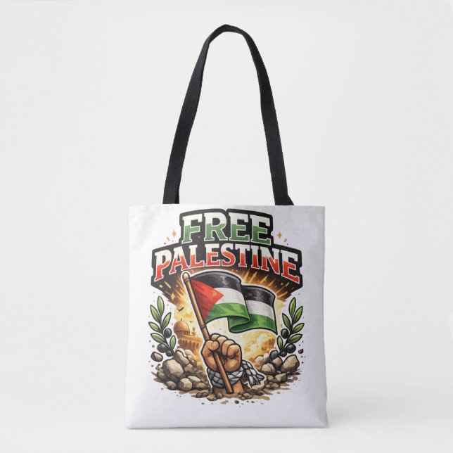 Bolsa Tote Palestina Livre (Frente)