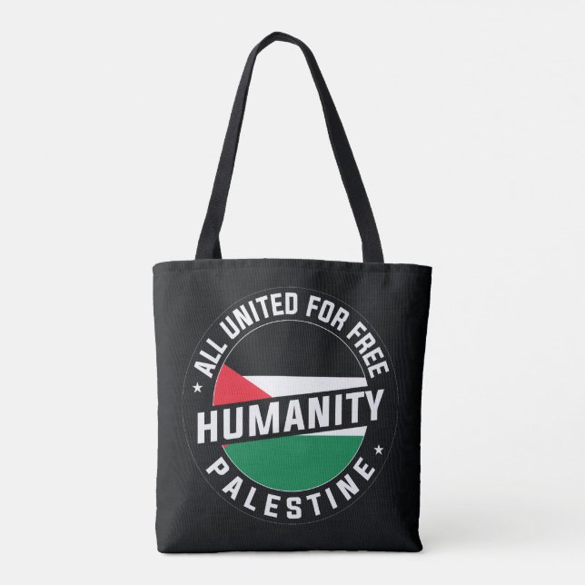 Bolsa Tote Palestina livre (Verso)