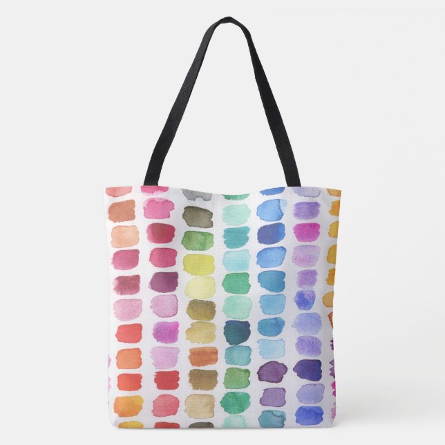 Bolsa Tote Paleta Alegre de Cores - Verão (Verso)