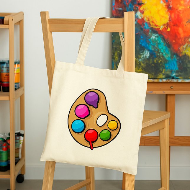Bolsa Tote Paleta de Arte de Pintores (Criador carregado)
