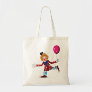 Bolsa Tote Palhaço Com Um Saco De Tota De Balão