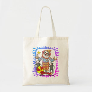 Bolsa Tote Palhaço De Macaco Sock